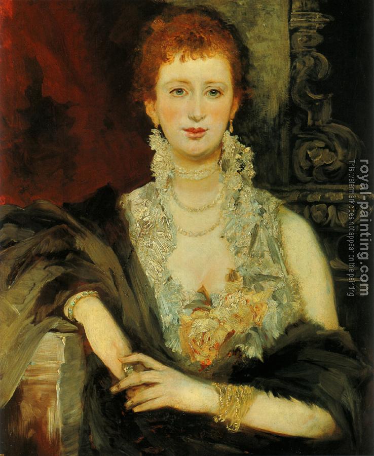 Hans Makart : bildnis clothilde beer Hans Makart : bildnis clothilde beer